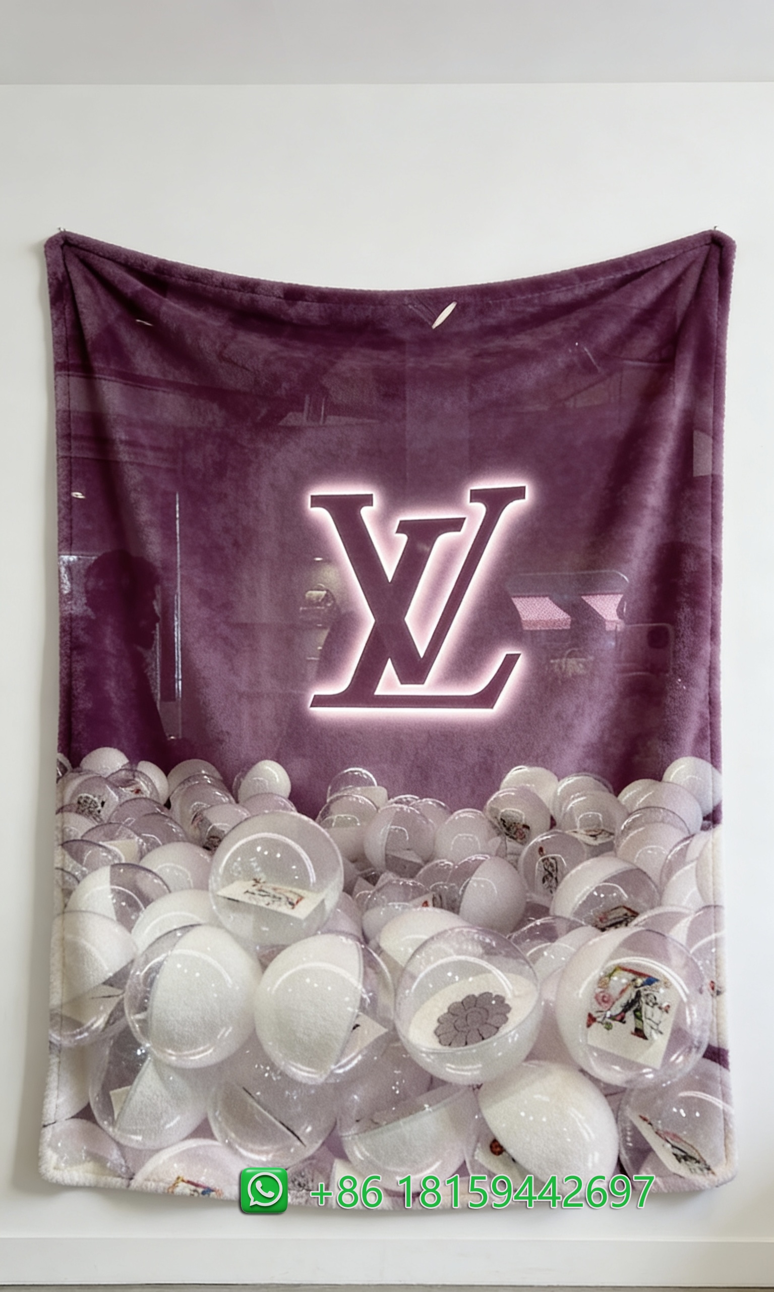 Louis Vuitton Throw Blankets